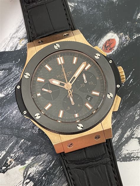 hublot big bang ceramic bezel rose gold|hublot big bang 44mm.